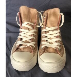 Converse Women's Chuck Taylor All Star Move Hi Chunky Plaid Shoe A05130C Size 7